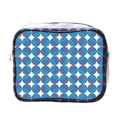 Geometric Dots Pattern Mini Toiletries Bag (one Side) by Dutashop