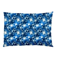Star Hexagon Deep Blue Light Pillow Case (two Sides) by Dutashop