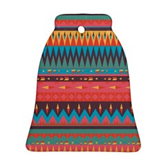 Native American Pattern Bell Ornament (two Sides) by ExtraGoodSauce