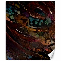 Abstract Art Canvas 8  X 10  by Dutashop