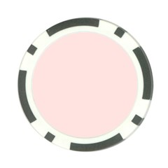 Color Misty Rose Poker Chip Card Guard by Kultjers