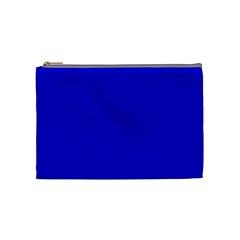 Color Medium Blue Cosmetic Bag (medium) by Kultjers