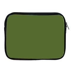 Color Dark Olive Green Apple Ipad 2/3/4 Zipper Cases by Kultjers