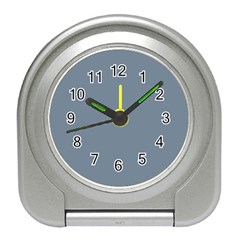 Color Light Slate Grey Travel Alarm Clock by Kultjers