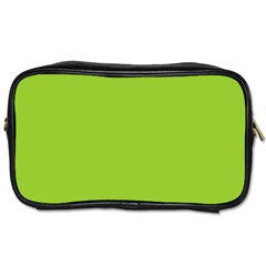 Color Yellow Green Toiletries Bag (two Sides) by Kultjers