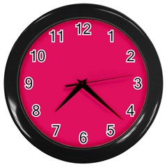 Color Ruby Wall Clock (black) by Kultjers