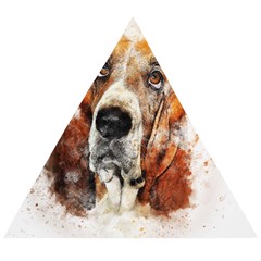 Dog Paint Wooden Puzzle Triangle by goljakoff
