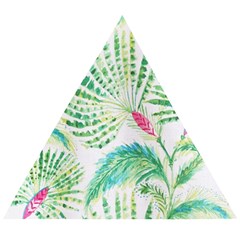  Palm Trees By Traci K Wooden Puzzle Triangle by tracikcollection