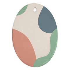 Abstract Shapes  Oval Ornament (two Sides) by Sobalvarro