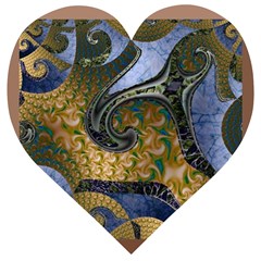 Sea Of Wonder Wooden Puzzle Heart by LW41021