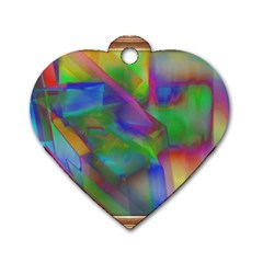 Prisma Colors Dog Tag Heart (one Side) by LW41021