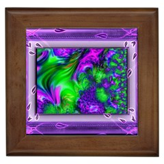 Feathery Winds Framed Tile by LW41021