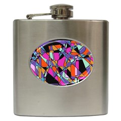 Abstract Hip Flask (6 Oz) by LW41021