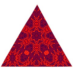 Red Rose Wooden Puzzle Triangle by LW323