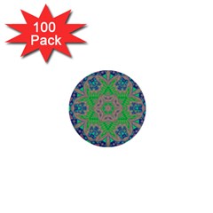 Spring Flower3 1  Mini Buttons (100 Pack)  by LW323