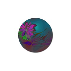 Evening Bloom Golf Ball Marker (4 Pack) by LW323