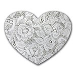 Lacy Heart Mousepads Front