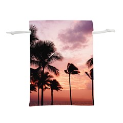 Palm Trees Lightweight Drawstring Pouch (s) by LW323