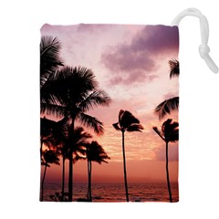 Palm Trees Drawstring Pouch (4xl) by LW323