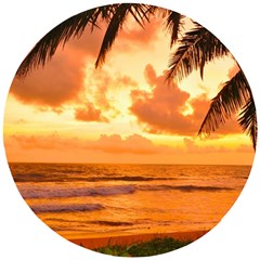 Sunset Beauty Wooden Puzzle Round by LW323