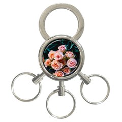 Sweet Roses 3-ring Key Chain by LW323