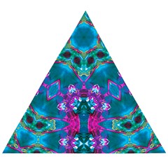 Peacock2 Wooden Puzzle Triangle by LW323