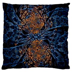 Fractal Galaxy Large Flano Cushion Case (one Side) by MRNStudios
