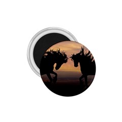 Evening Horses 1 75  Magnets by LW323