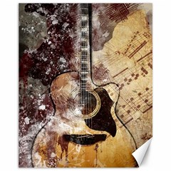 Guitar Canvas 11  X 14  by LW323