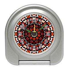 Kaleid Geometric Metal Color Travel Alarm Clock by byali