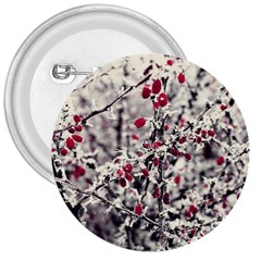 Berries In Winter, Fruits In Vintage Style Photography 3  Buttons by Casemiro