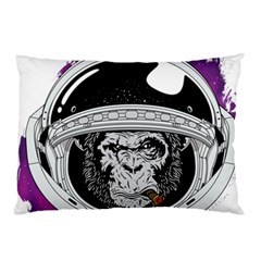 Spacemonkey Pillow Case (two Sides) by goljakoff