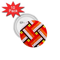 Pop Art Mosaic 1 75  Buttons (10 Pack) by essentialimage365