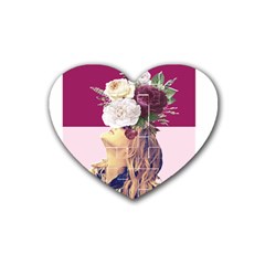 Flower Girl Heart Coaster (4 Pack)  by designsbymallika