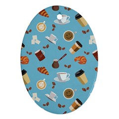Coffee Time Ornament (oval) by SychEva