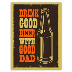 Dad Beer Poster 18  X 24  by walala