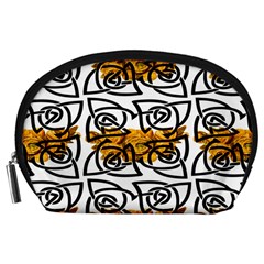 Digital Flowers Accessory Pouch (large) by Sparkle