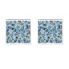 Science-education-doodle-background Cufflinks (square) by Sapixe