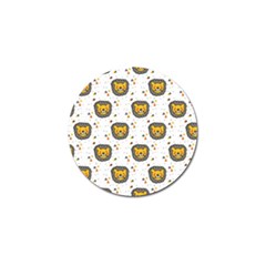 Lion Heads Pattern Design Doodle Golf Ball Marker (10 Pack) by Sapixe