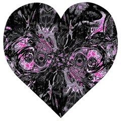 Punk Cyclone Wooden Puzzle Heart by MRNStudios