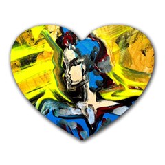 Blue Bird-1-4 Heart Mousepads by bestdesignintheworld