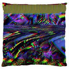 Unadjusted Tv Screen Large Cushion Case (one Side) by MRNStudios
