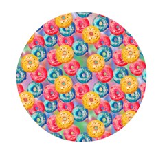 Multicolored Donuts Mini Round Pill Box (pack Of 3) by SychEva