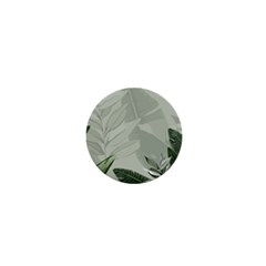 Banana Leaf Plant Pattern 1  Mini Buttons by Alisyart