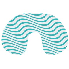 Beach Waves Travel Neck Pillow by Sparkle