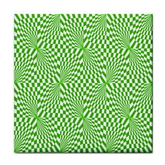Illusion Waves Pattern Face Towel by Sparkle