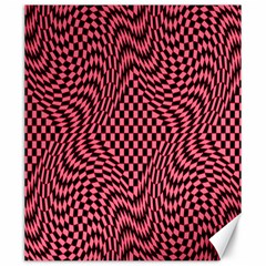 Illusion Waves Pattern Canvas 20  X 24  by Sparkle