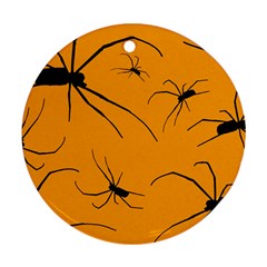 Scary Long Leg Spiders Ornament (round) by SomethingForEveryone