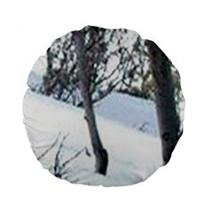 Winter Forest Standard 15  Premium Round Cushions by SomethingForEveryone
