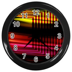 Gradient Wall Clock (black) by Sparkle